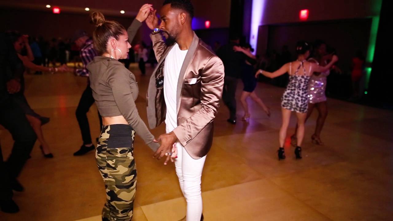 Mitchell Provence & Monica Melito "Tambó Dance Project" social dancing @ 2016 Boston Salsa Fest