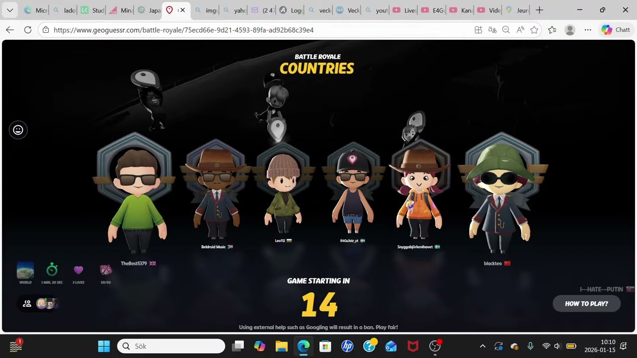 I became the Geoguessr champion on stream
