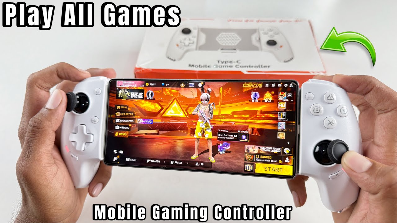 Type-C Mobile Gaming Controller Unboxing Play All Mobile Games Like a PRO | Full Gameplay Test