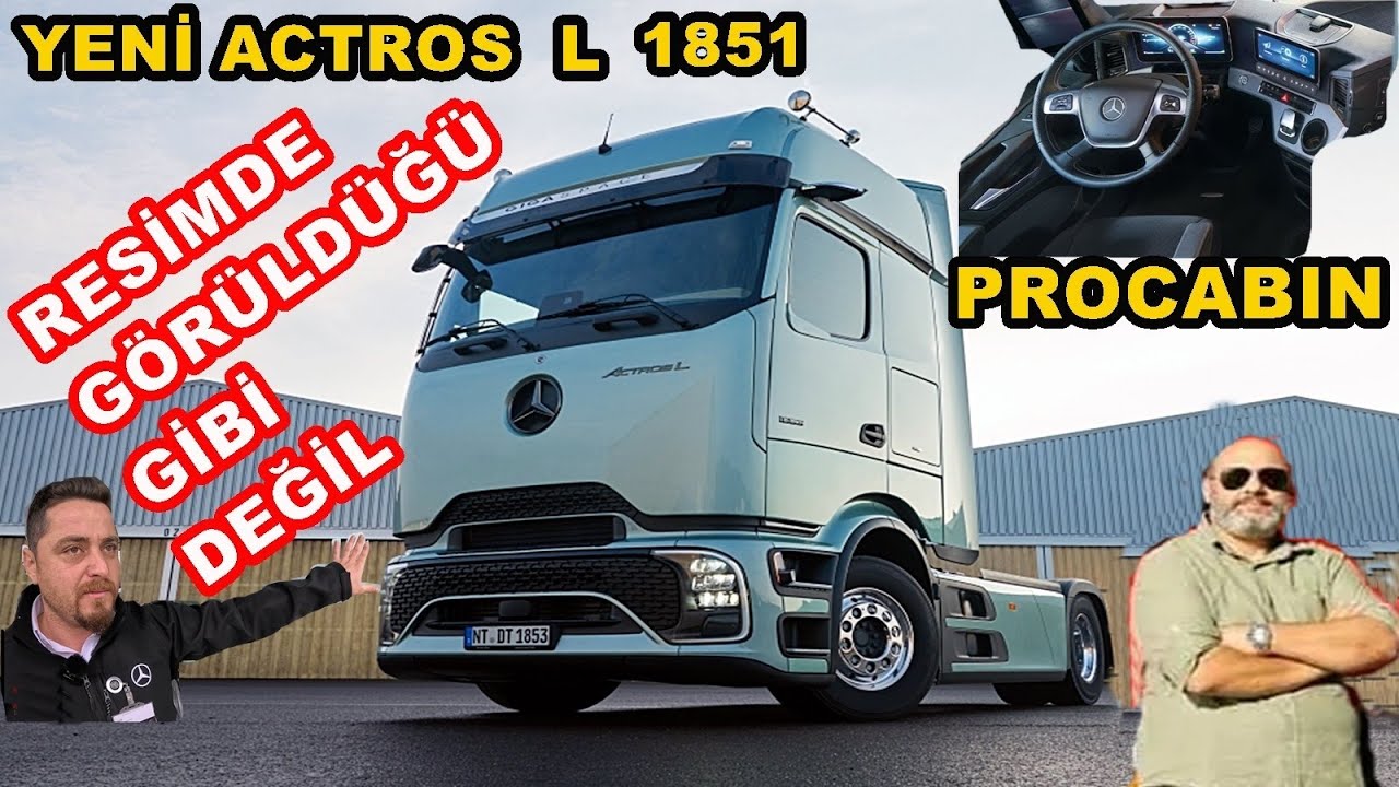YENİ ACTROS  L 1851 STYLINE / PROCABİN / DETAYLI İNCELEME