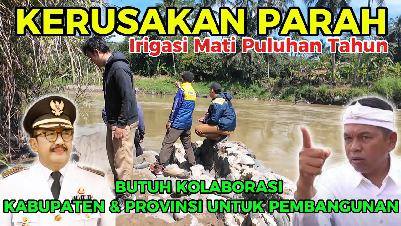 GERAK CEPAT SETELAH TIM KDM DATANG MELIHAT IRIGASI MATI PULUHAN TAHUN 