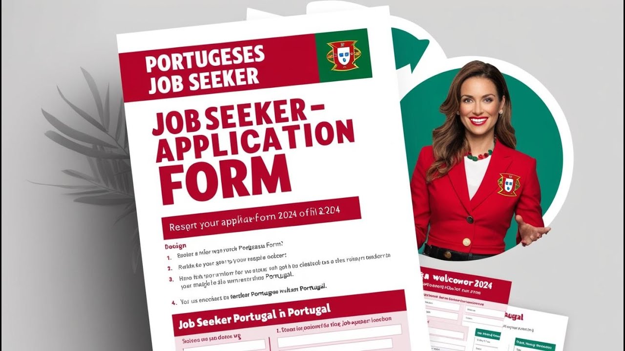 How to fill Portugal Visa Forms Online  | Job Seeker Visa 2025 |