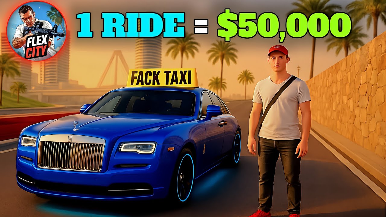 1 RIDE = $50,000 🤑 FLEX CITY TAXI JOB +  REDEEM CODE 😱