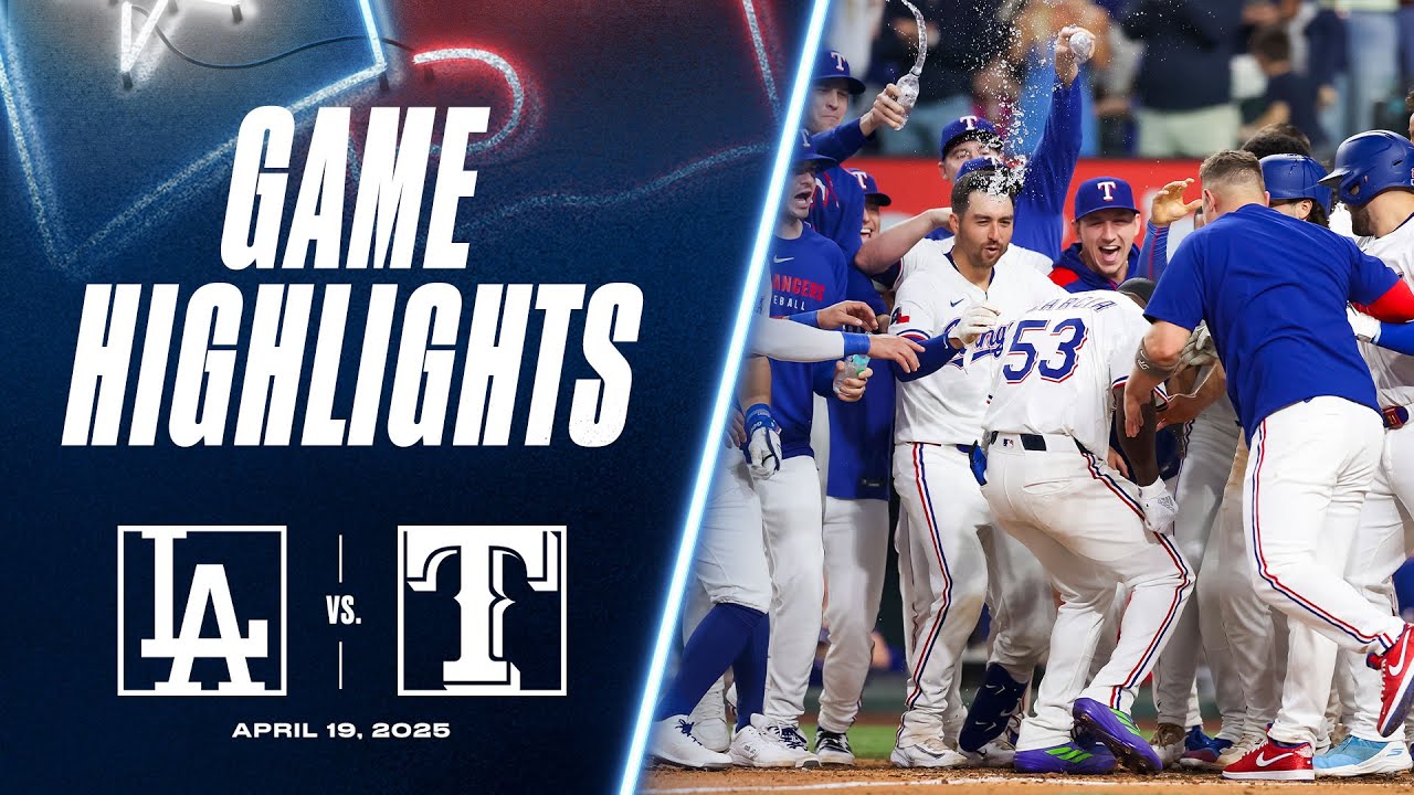 Dodgers vs. Rangers Game Highlights (4/19/25) | MLB Highlights