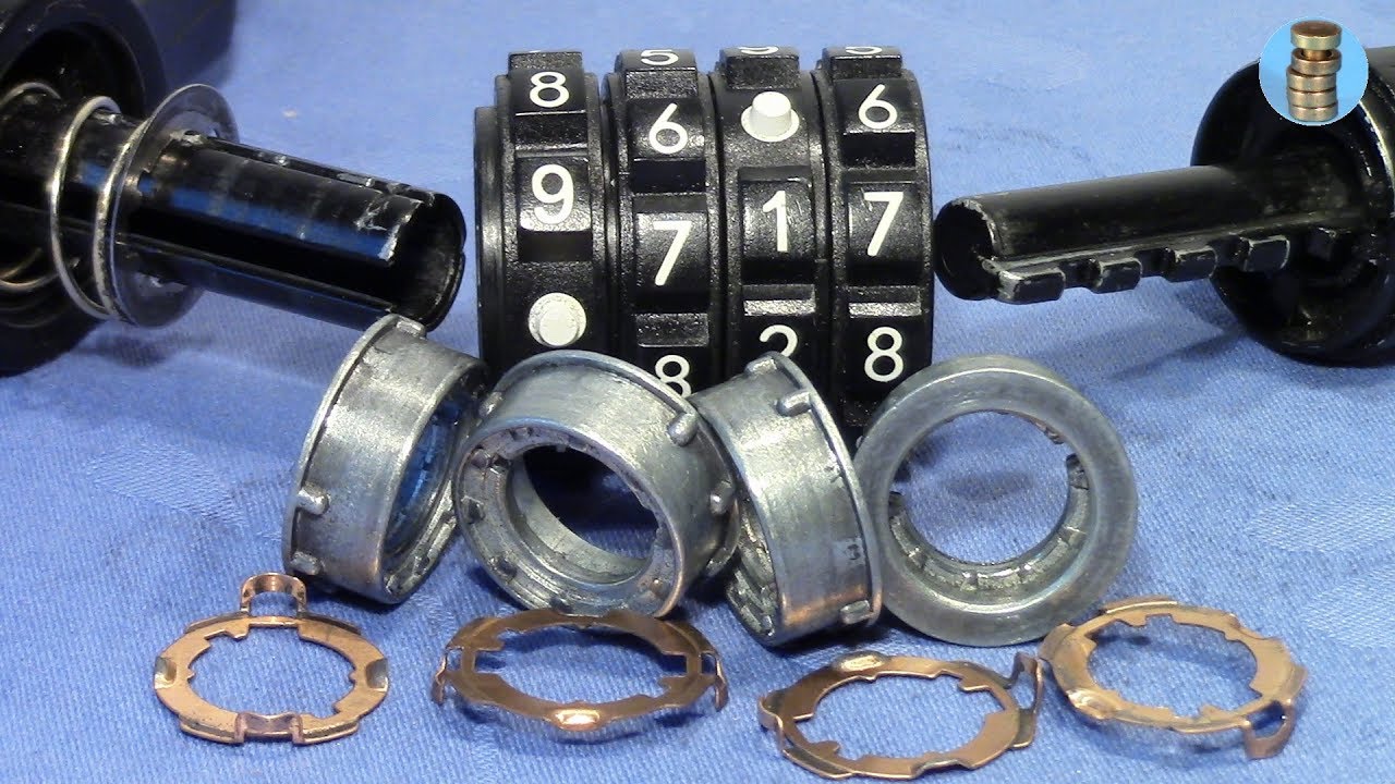 (выбор 491) Разобрал: велосипедный замок ABUS Tresor Chain Catena Combo 1385 и показал, как он ра...