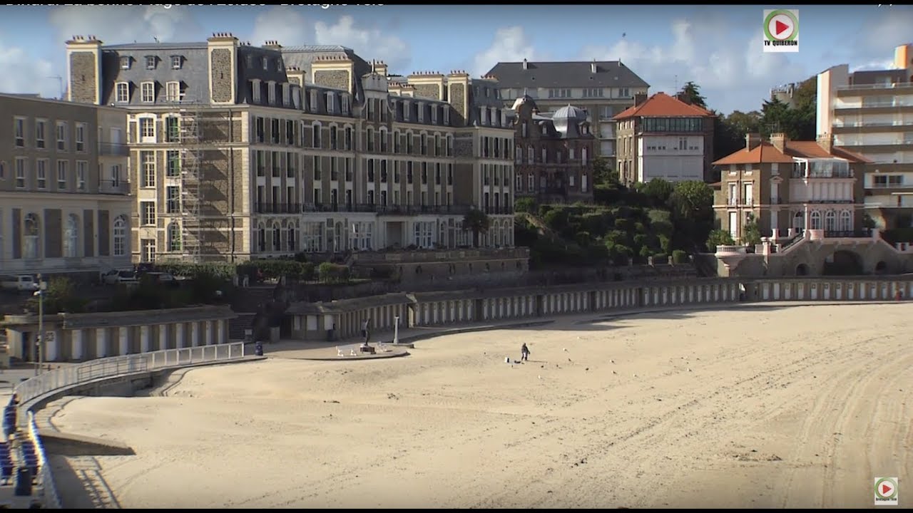 DINARD | 🏖️  La bonne Plage de l'Ecluse - BRETAGNE T&eacute;l&eacute;