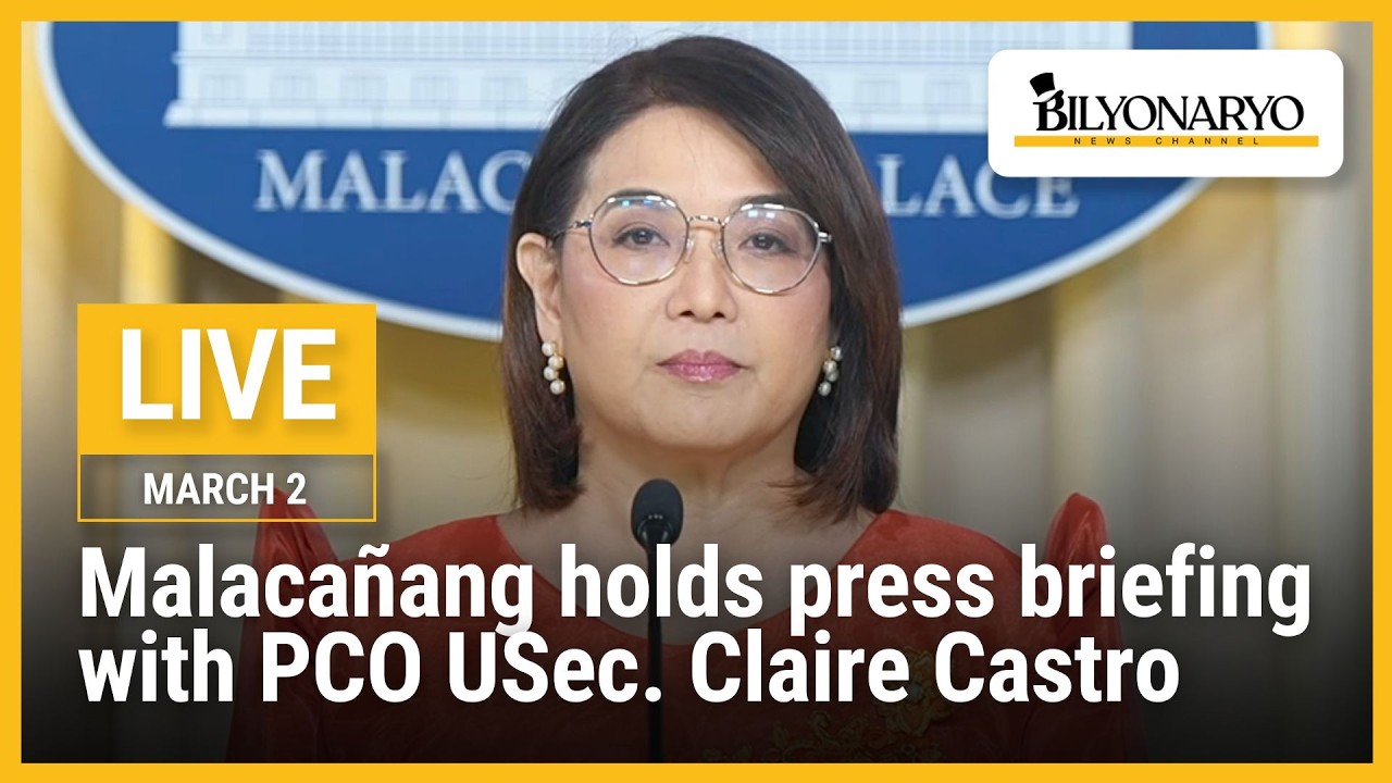 LIVE: Malacañang holds press briefing with PCO USec. Claire Castro, DMW & OWWA | March 2, 2026