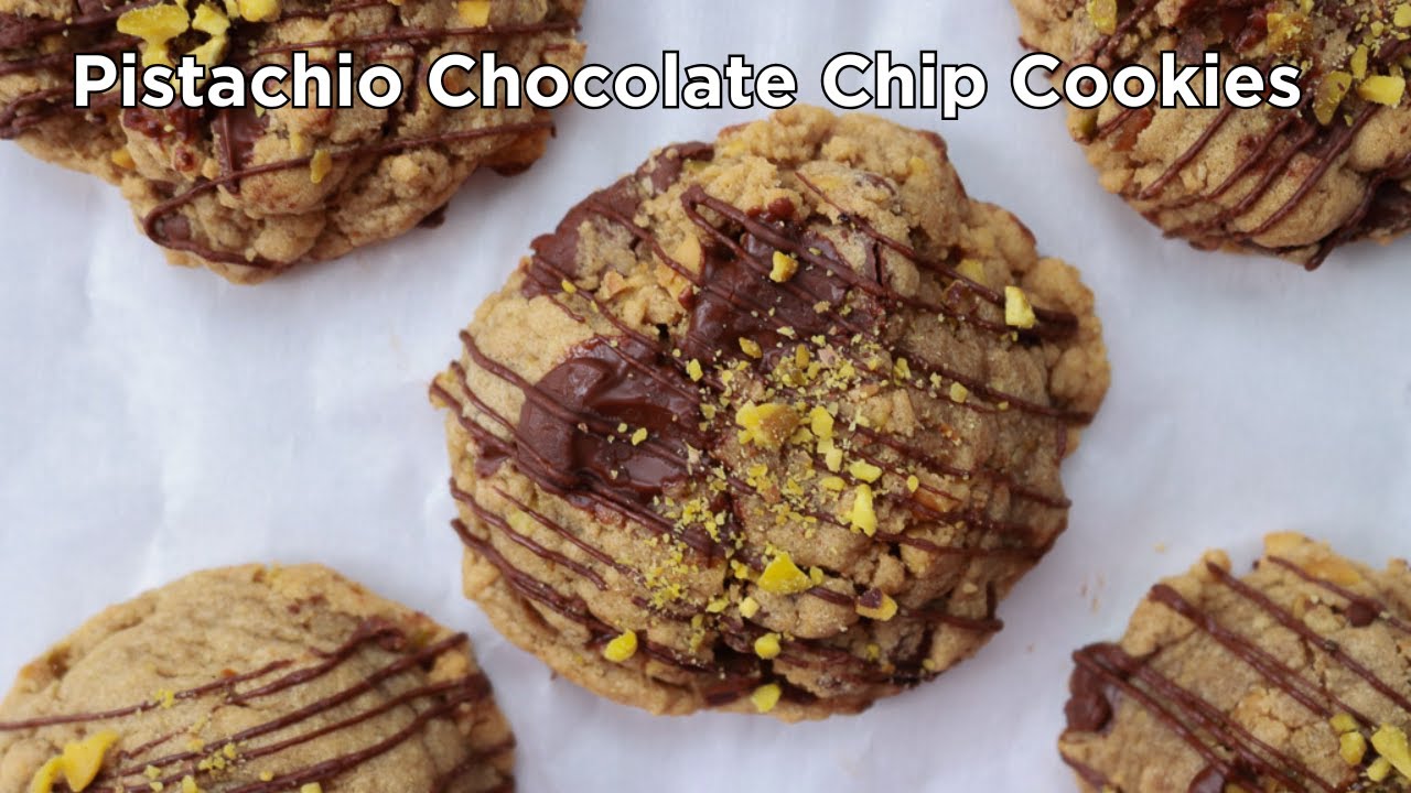 “Pistachio Chocolate Chip Cookies | Chewy, Nutty & Absolutely Irresistible!”