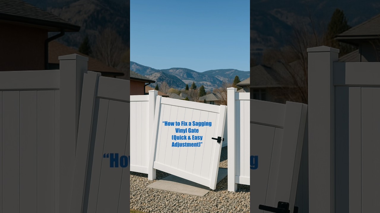 👉 “Sagging Gate? Easy Fix in 1 Minute 1