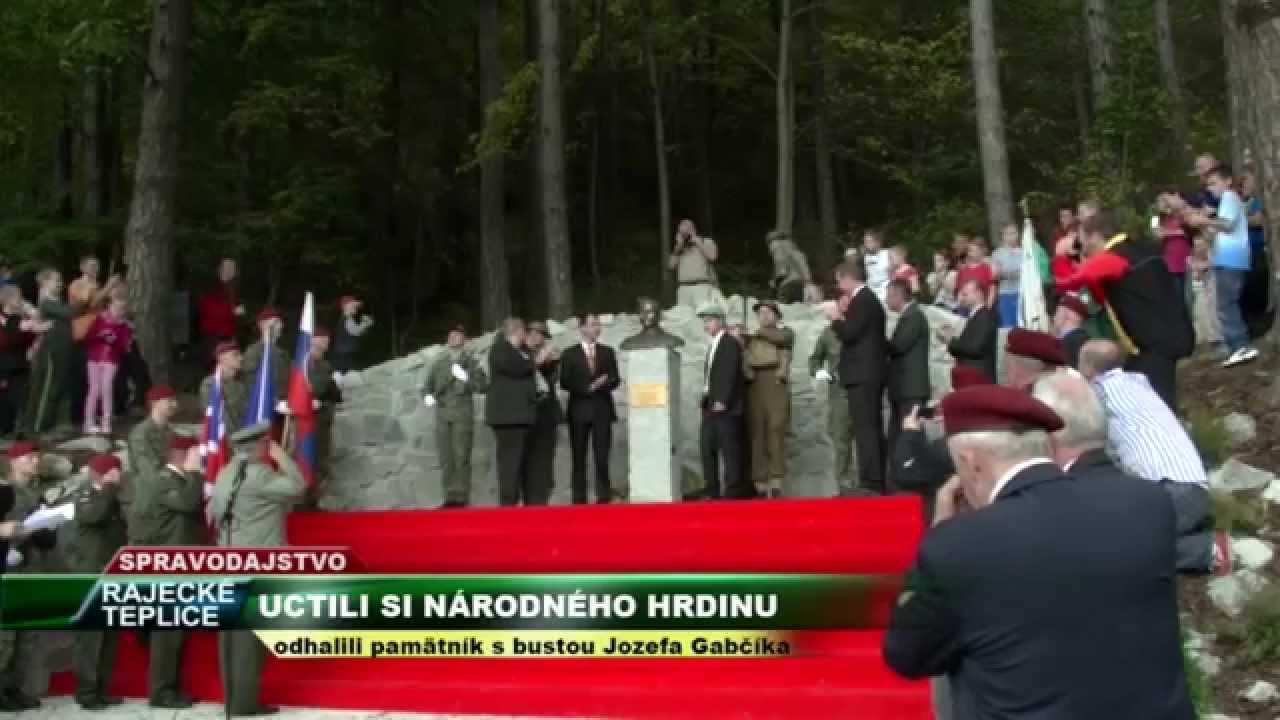 TV SEVERKA - Odhalili pamätník Jozefa Gabčíka