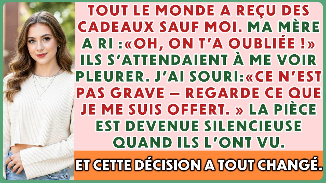 À la soirée de Noël, mes parents ont gâté tout le monde sauf moi — puis j’ai dévoilé mon empire.