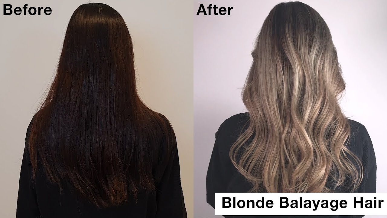 How to Balayage on Dark Hair / 어두운 머리에 Balayage 기법을 이용해서 탈색, 염색하는 법