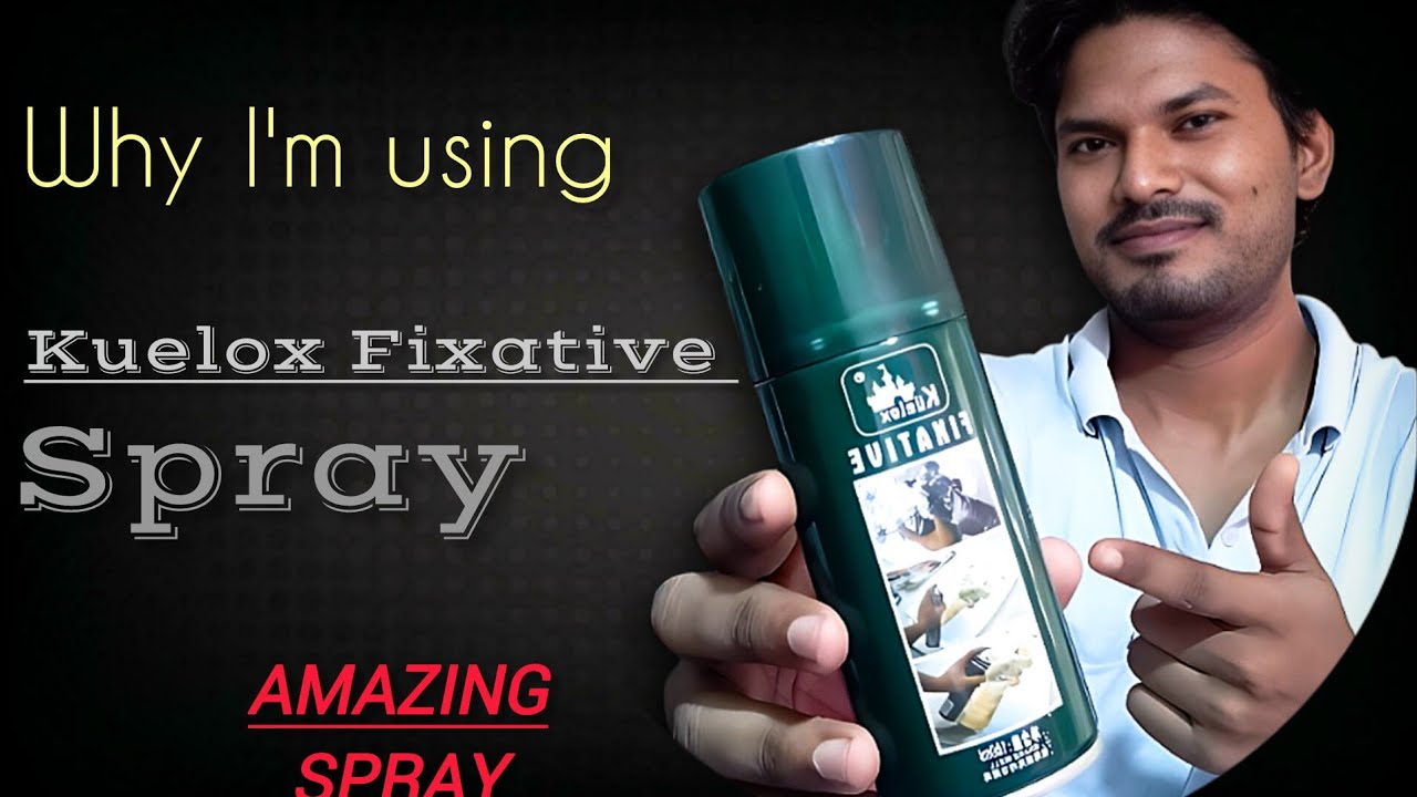 Best Fixative Spray / Fixative Spray For Drawings // Spray For Drawings // kuelox Fixative Spray 