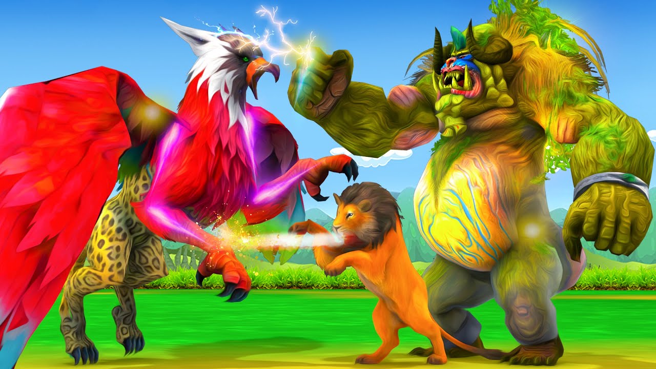 Magical Giant Eagle Cheetah Trap and the Lion | Telugu Kathalu | Panchatantra Bedtime Moral Stories