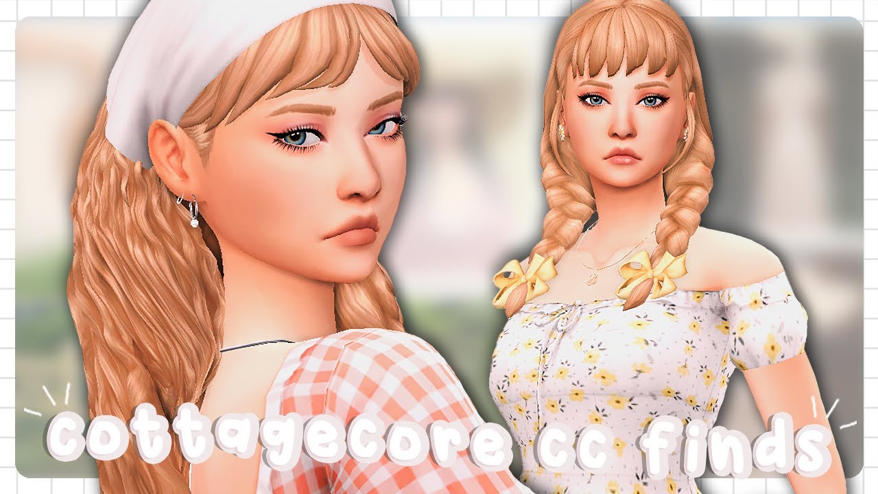 COTTAGECORE CC FINDS 🌻 | Los Sims 4 Contenido Personalizado Haul | Maxis Match