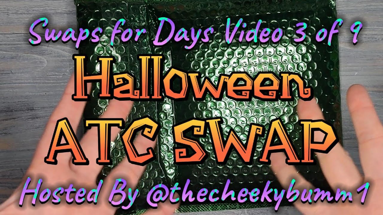 Another day another swap!  In-Coming Halloween ATC Card Swap hosted by @thecheekybumm1