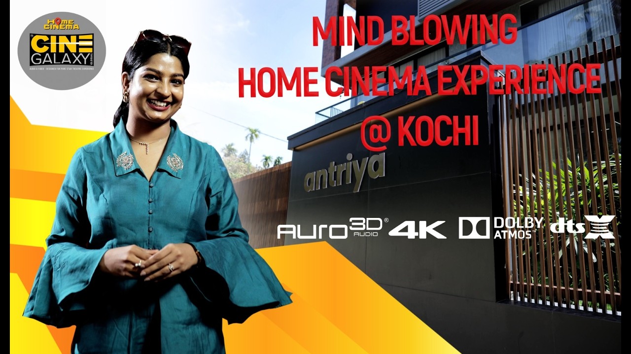 Best Home Theatre Setup in Kochi, Kerala | 210-Inch Screen | ARCAM AV41 | Dolby Audio + Auro 3D