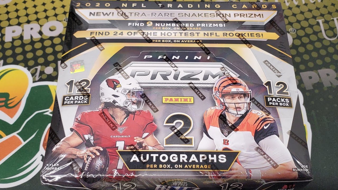 2020 Panini Prizm Football Hobby Box Opening! 2 Autos 9 Color Parallels!