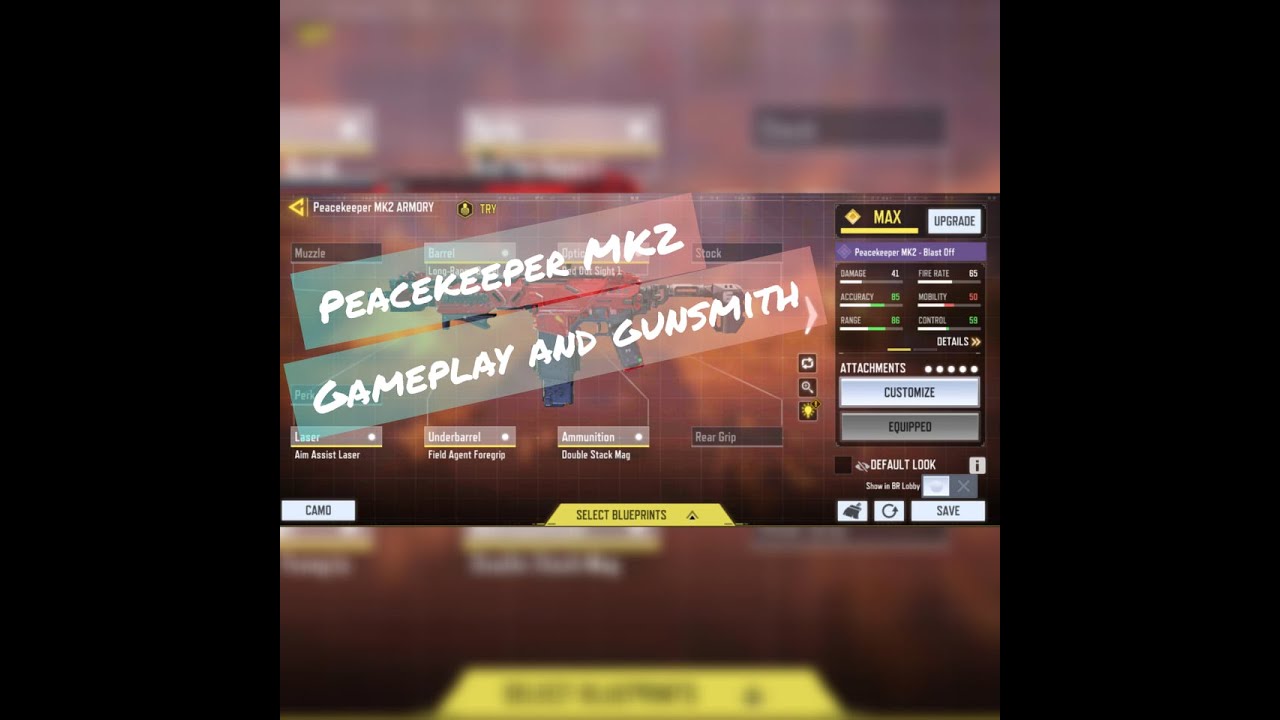 New Meta in BR? Peacekeeper MK2 Gameplay and Gunsmith