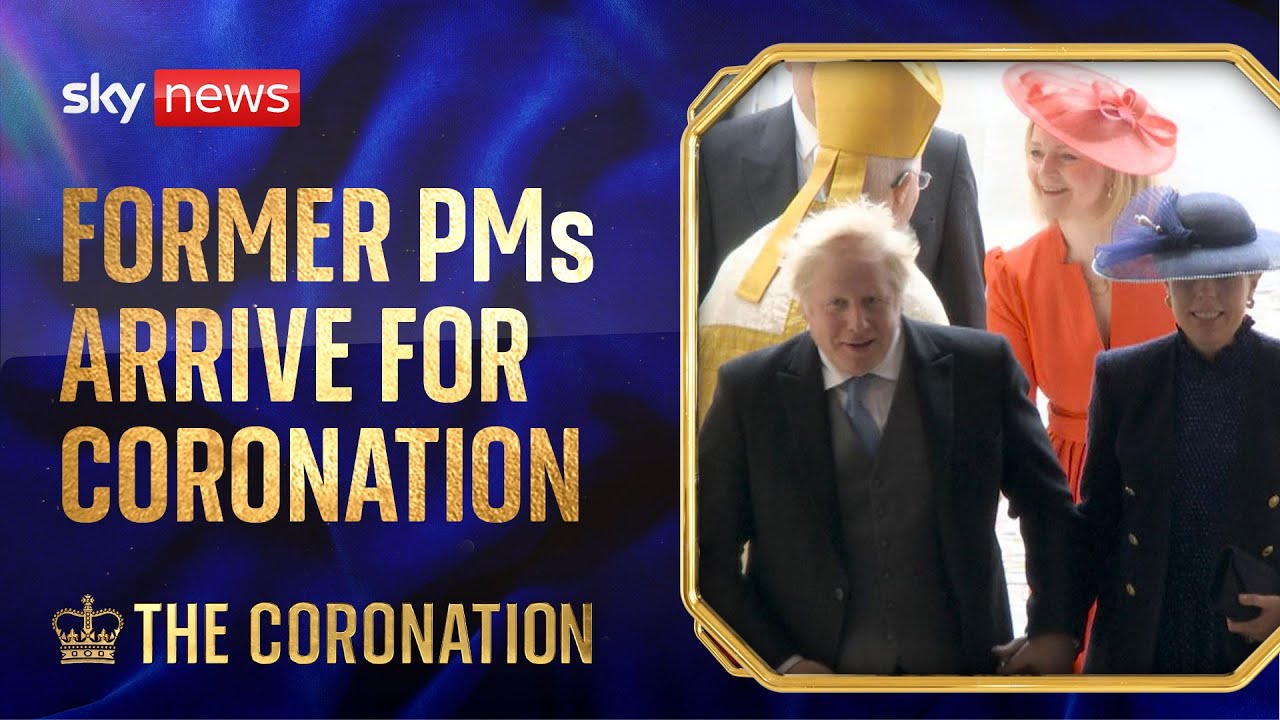 King's Coronation: Former prime ministers arrive at Westminster Abbey