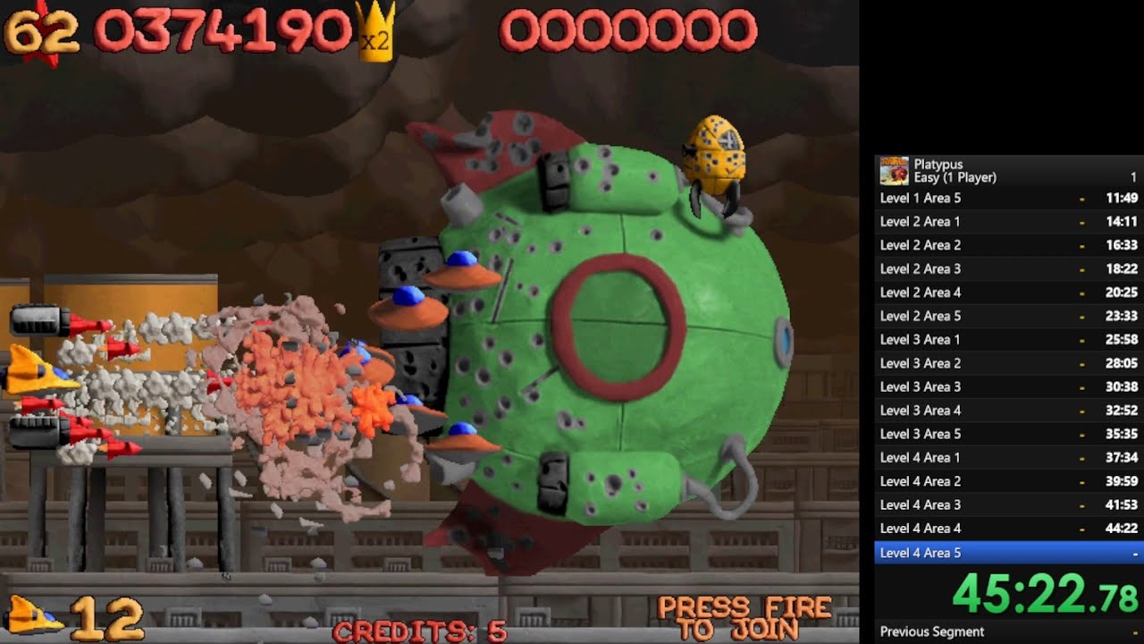 (WR) Platypus Any% speedrun - 46:42 (easy, 1 player)