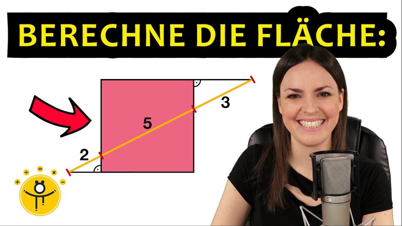 Kannst DU die Fläche des Quadrats berechnen? – Mathe RÄTSEL Geometrie