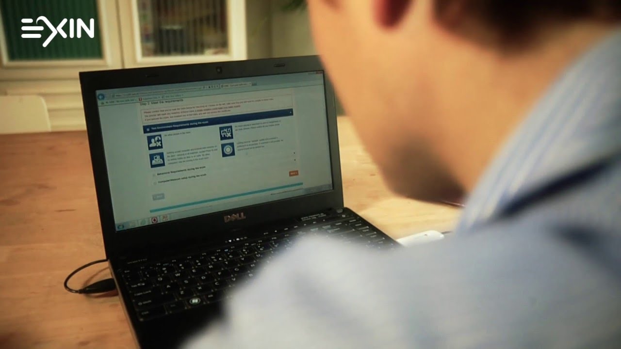 EXIN Anywhere Exams online instruction video