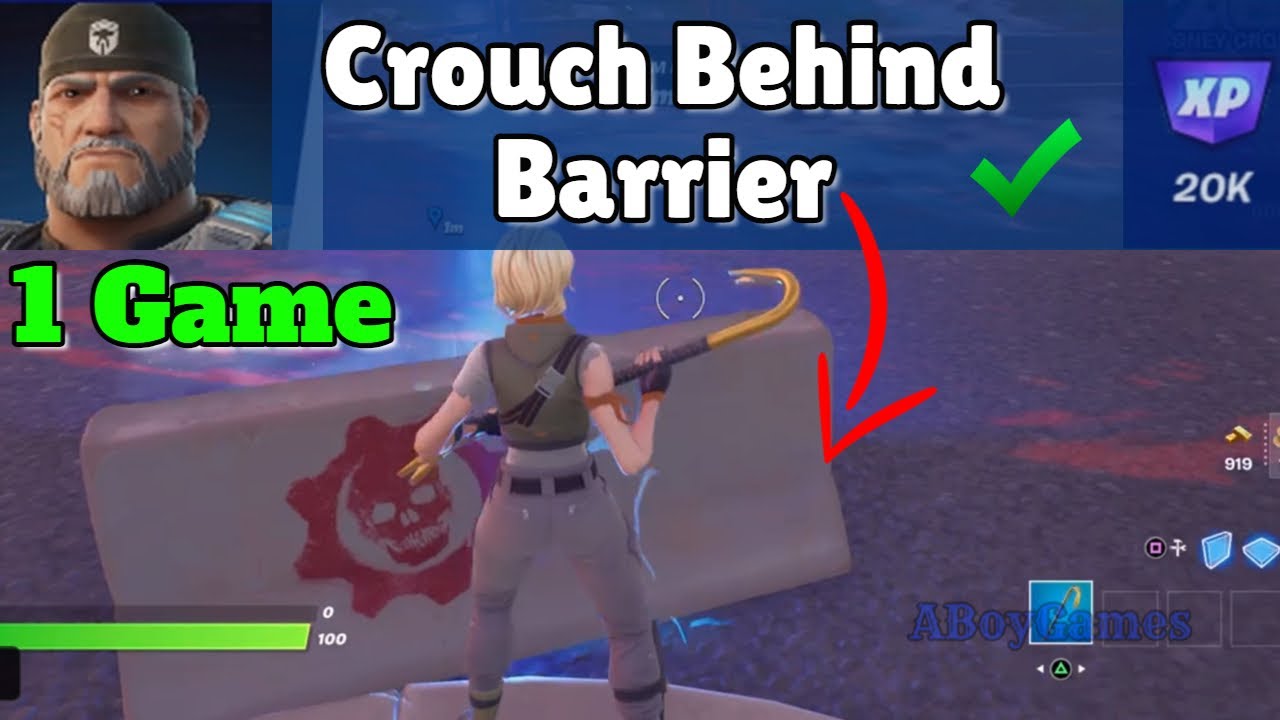 Crouch Behind Barrier All Locations - Fortnite Delta One Quests - Chapter 3 Challenges