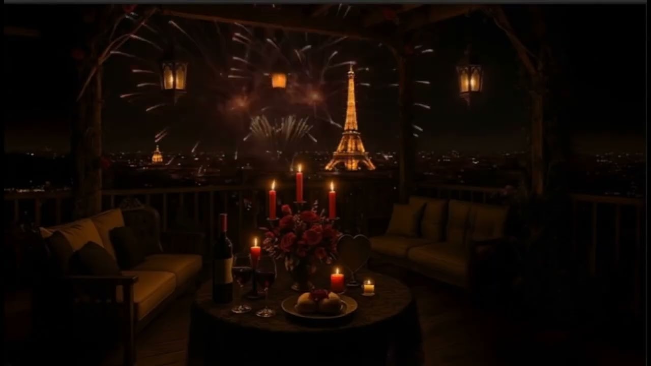 Valentine’s Night in Paris – Lo Fi Jazz & Firework