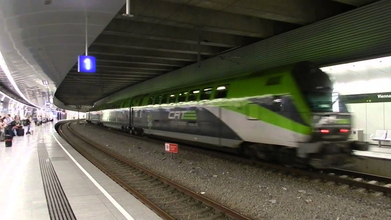 Vienna - International Airport Railway Station (S7, Regionalzug, CAT, IC) 2015 07 19