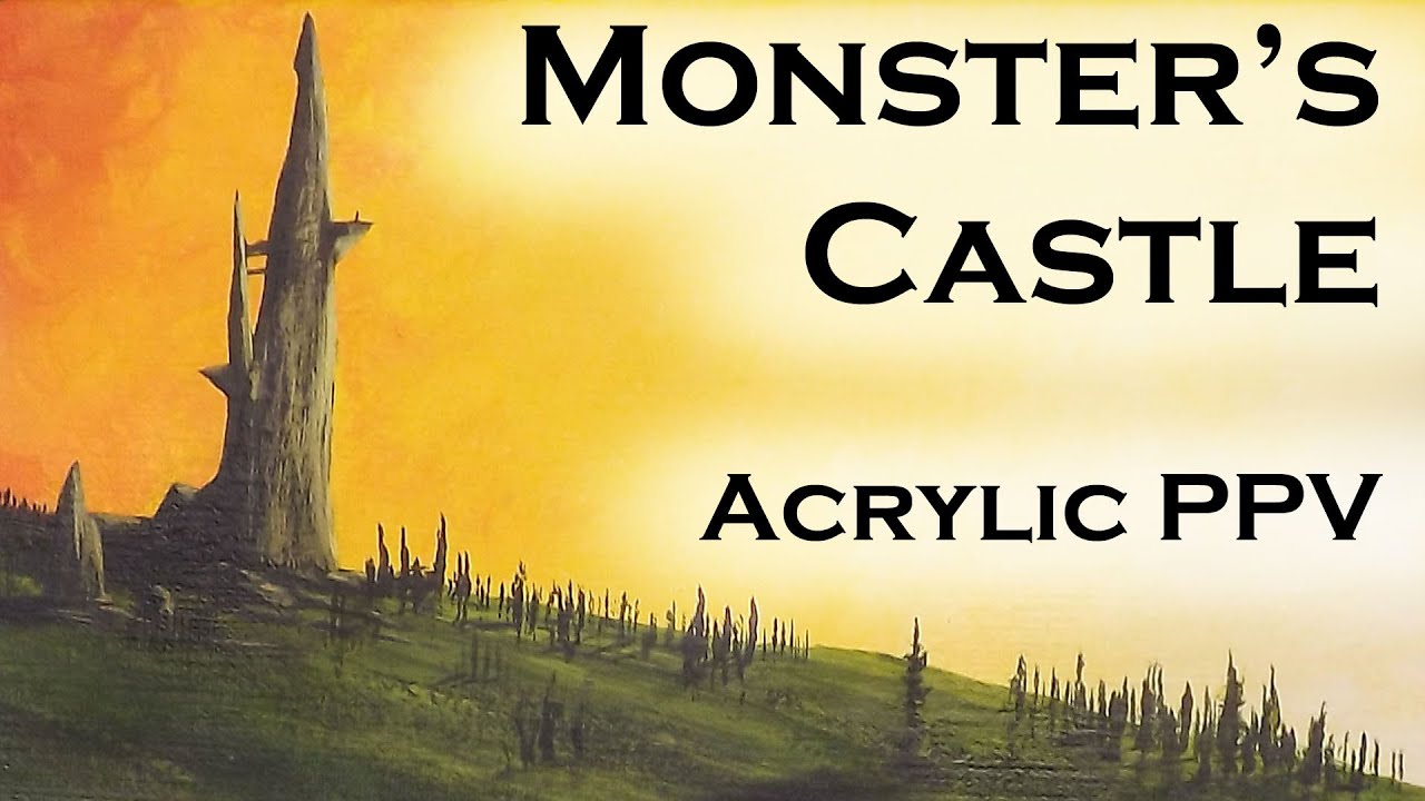 Monster's Castle | Painting Process Video