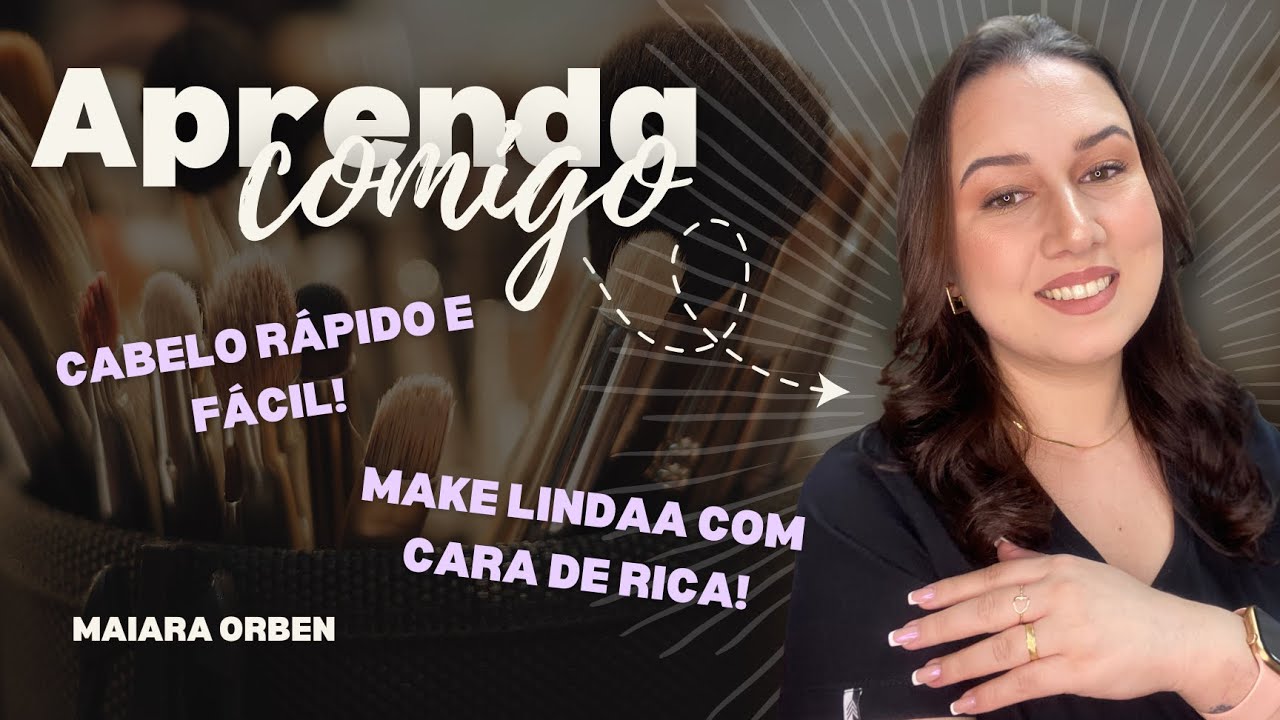 Arrume-se Comigo: Cabelo + Make de Todo Dia 💄✨ 