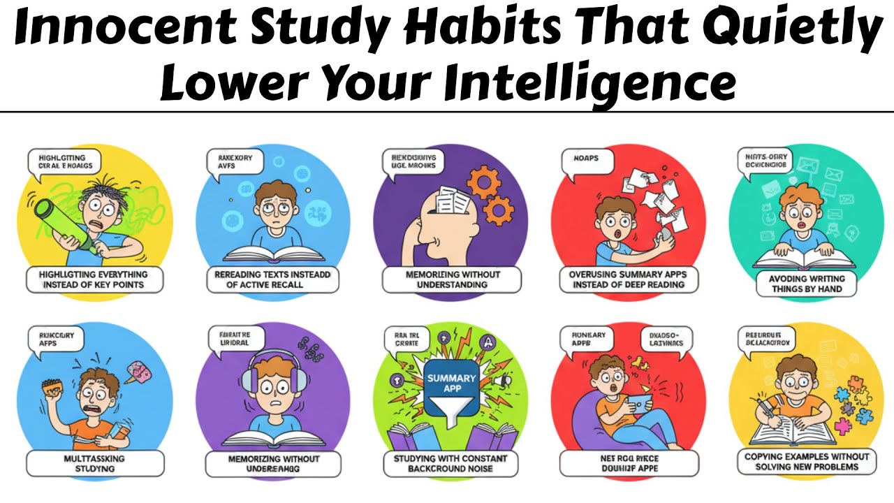 Innocent Study Habits That Quietly Lower Your Intelligence