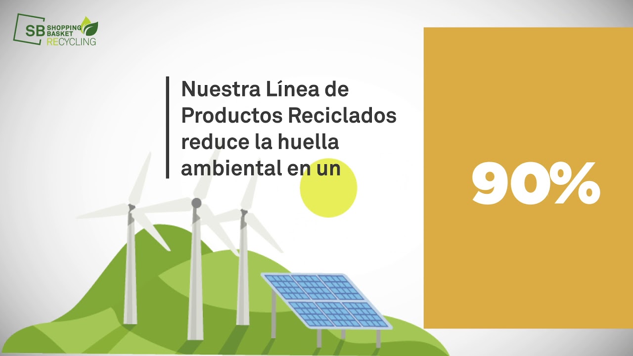 Cestas recicladas post-consumo fabricadas con plástico de los containers de la calle - ZERO WASTE
