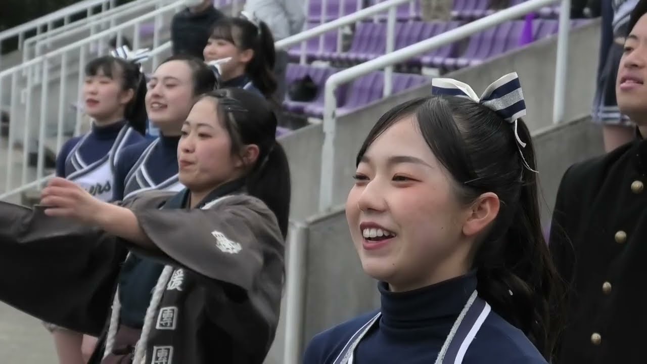 2⃣ 関大側【エール交換】【関西大学応援団】わかさスタジアム京都　⚾️野球応援⚾️対立命1回戦2025春