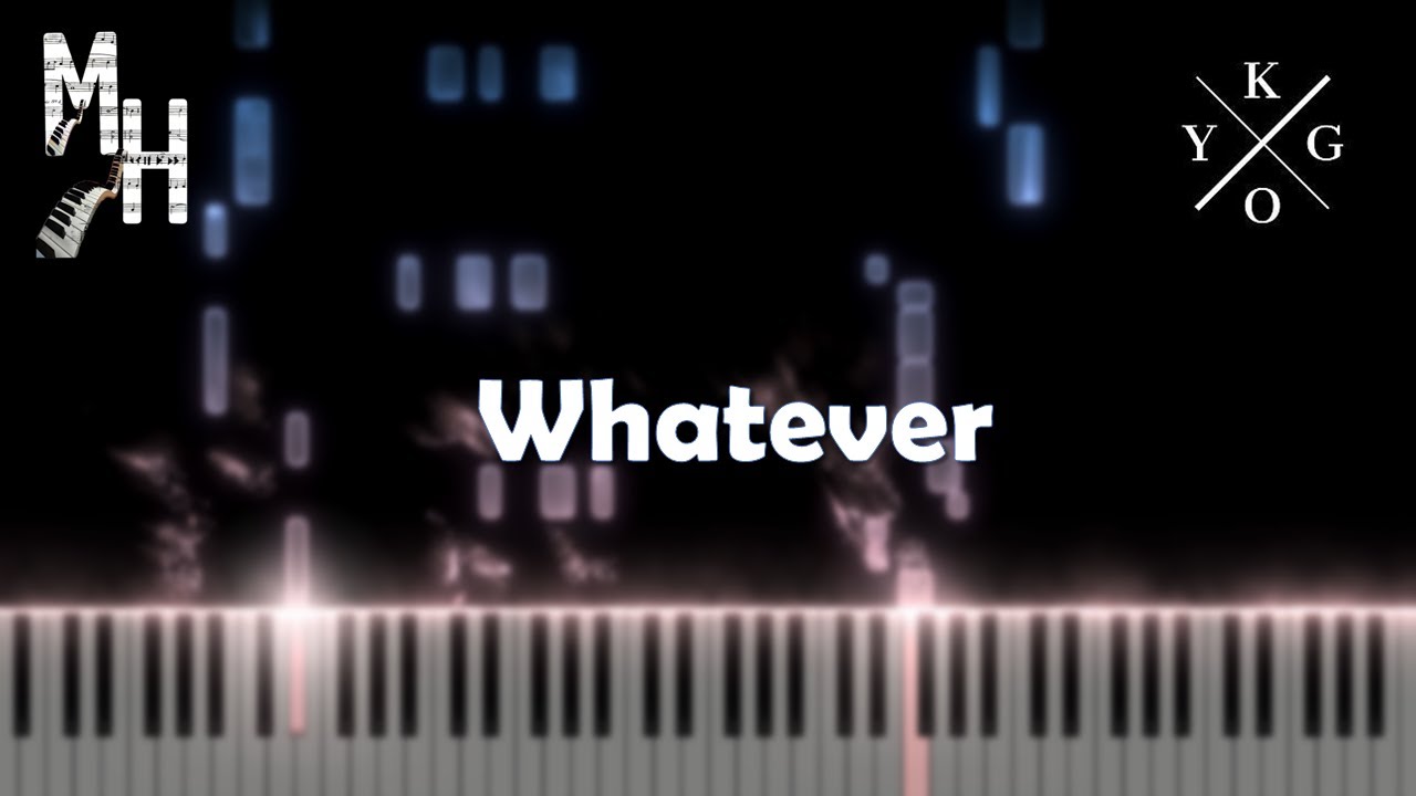 Kygo, Ava Max - Whatever | Piano Cover + Sheets + MIDI