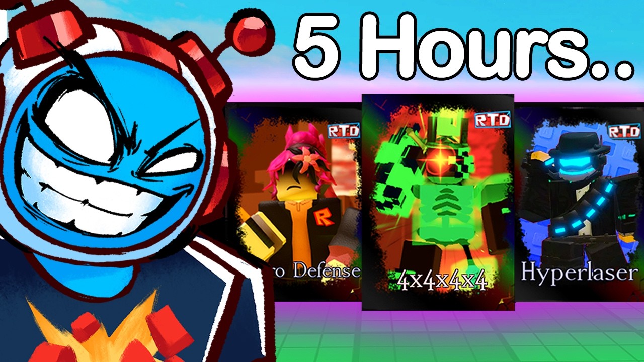 Я получил ВСЕ скины Forsaken x Retro Tower Defense за 5 ЧАСОВ!
