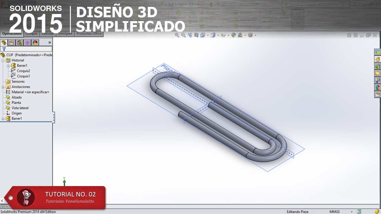 SolidWorks 2015 - Herramienta Barrido