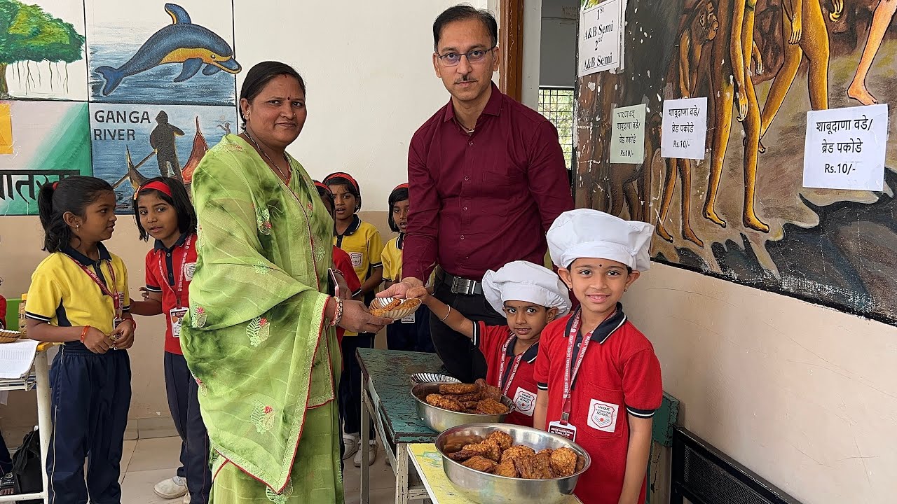 Food fair आनंद नगरी ￼ unique Public school, Latur