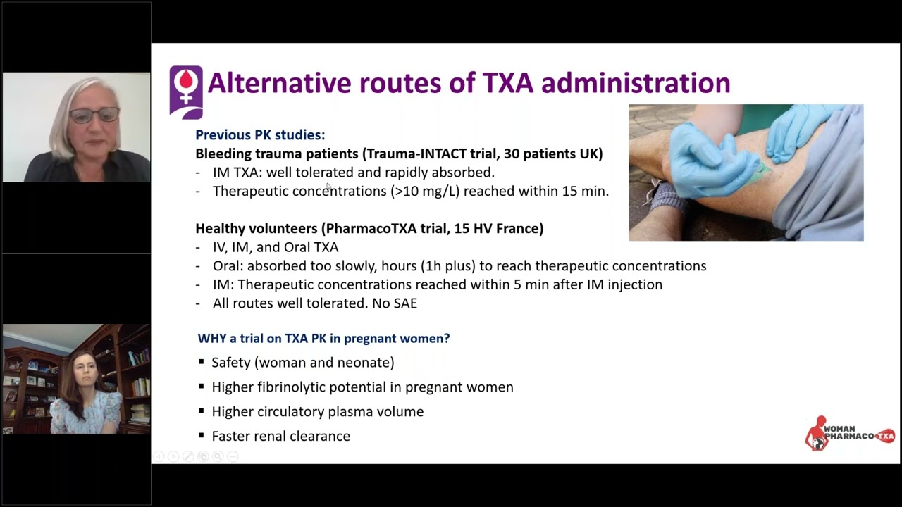 Case Conversation: Alternative routes for TXA treatment in obstetric bleeding (WOMAN-PharmacoTXA)