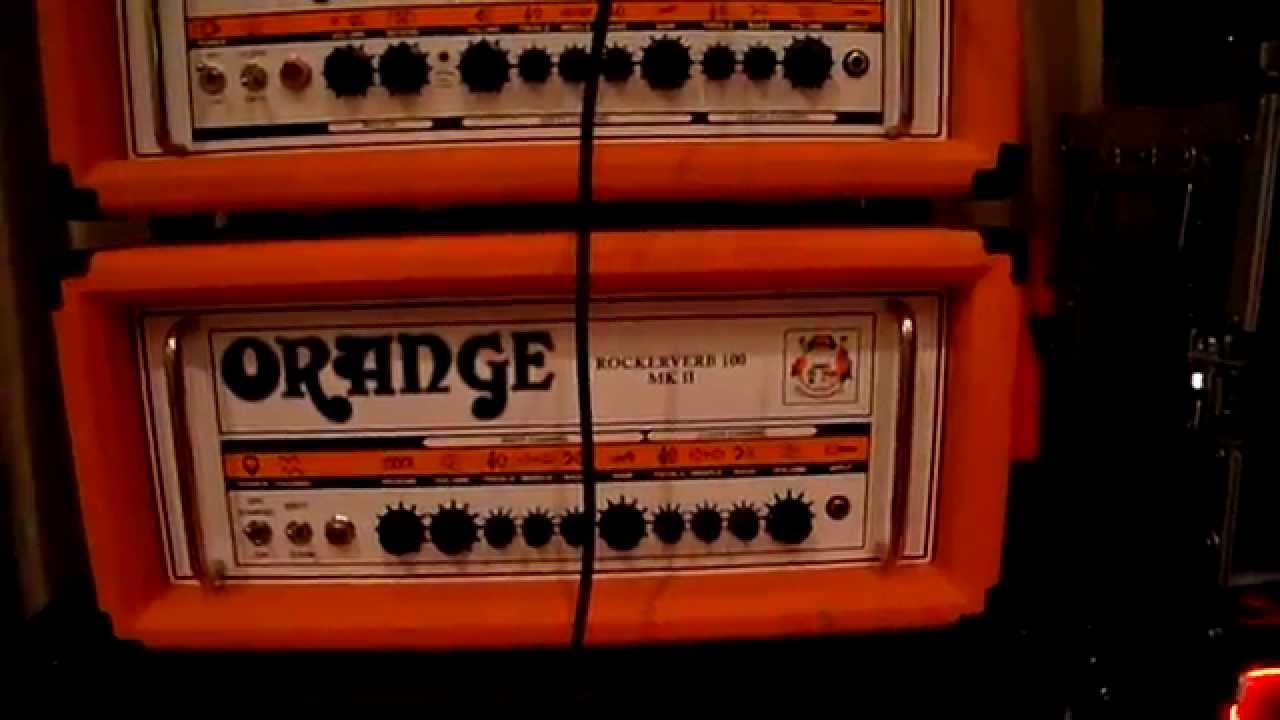 **ORANGE~Cr120H~ VS Rockerverb 100 {{*Comparison*}}  (Solidstate VS Tube!!)