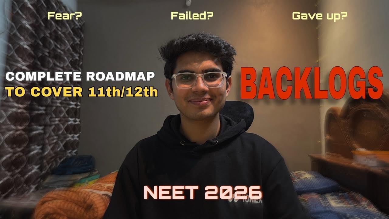 ‼️Только эта стратегия поможет вам восполнить пробелы в знаниях к NEET 2026⚠️| 11-й и 12-й классы...