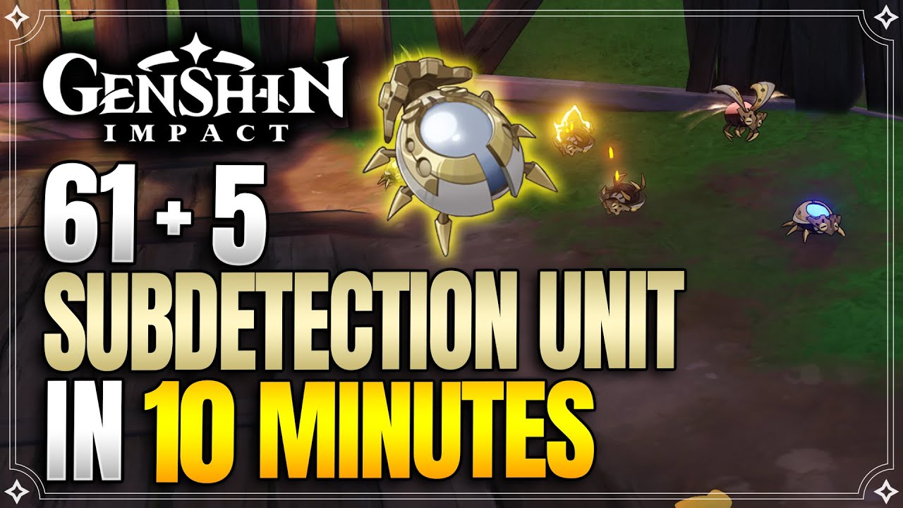 Sub detection Unit Locations | Fast and Efficient | Wriothesley Ascension Materials【Genshin Impact】