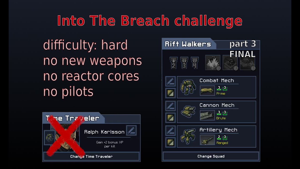 Into The Breach challenge - Rift Walkers, final island