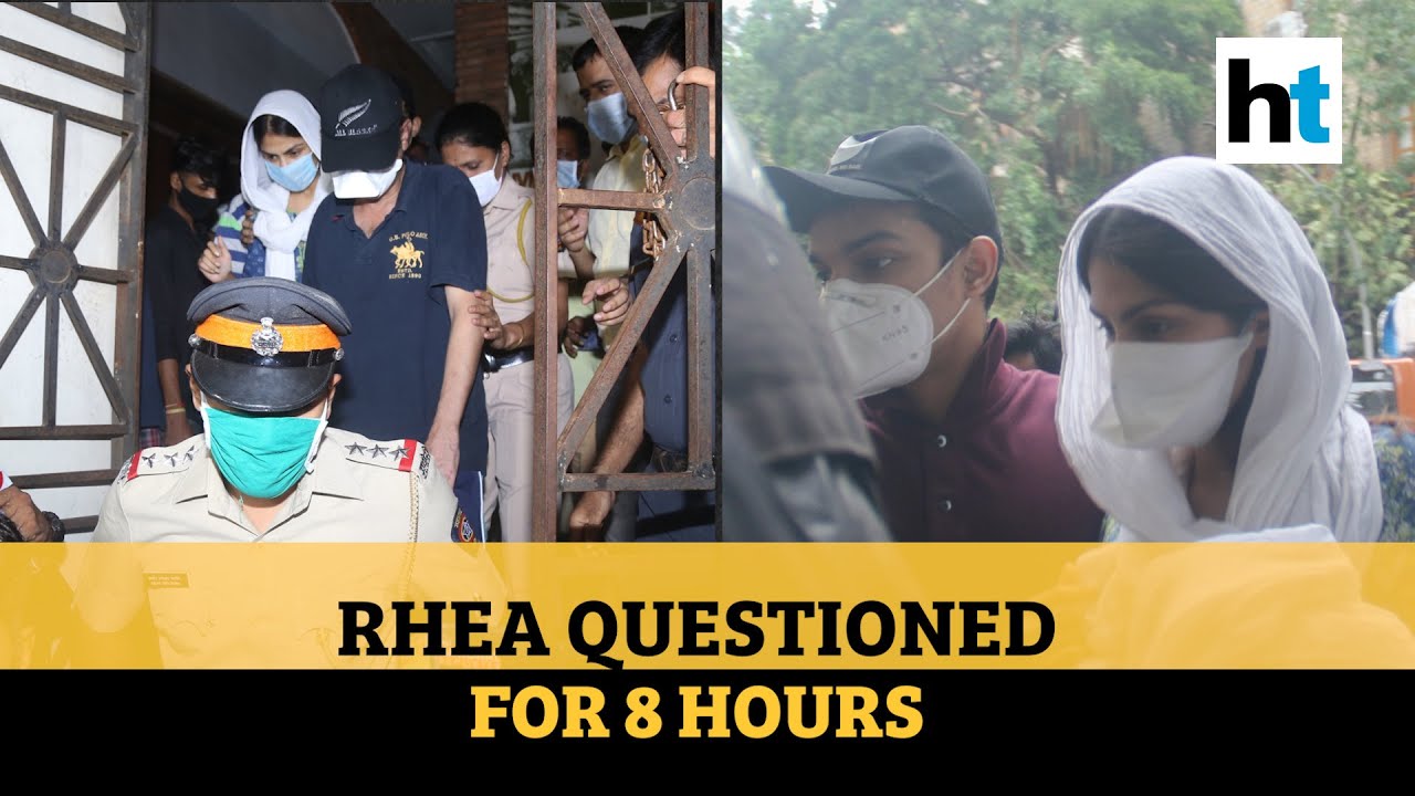 Rhea Chakraborty questioned for over 8 hours by ED in money laundering case