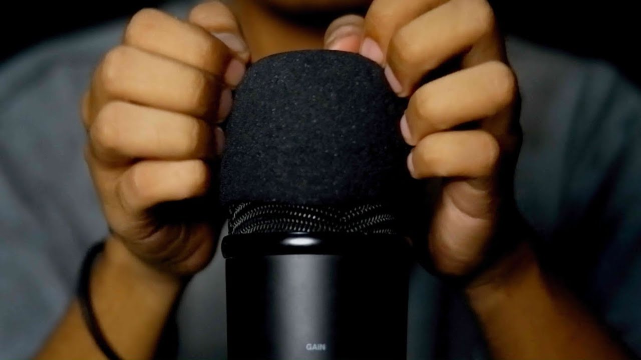 ASMR Brain Tingling Covered Mic Scrathing and Rubbing [1 Hour] 😴💤