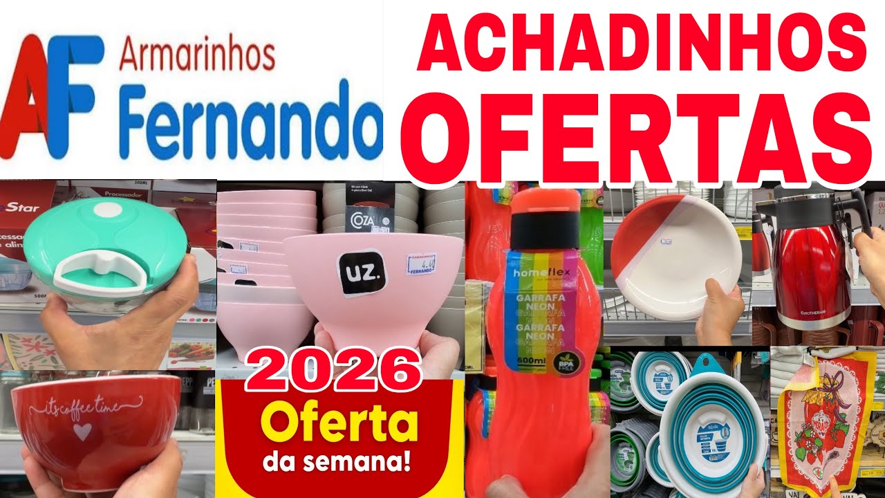 ARMARINHOS FERNANDO - ACHADINHOS PARA O LAR - PROMOÇÃO UTILIDADES panelas E TOUR  NO BRAS