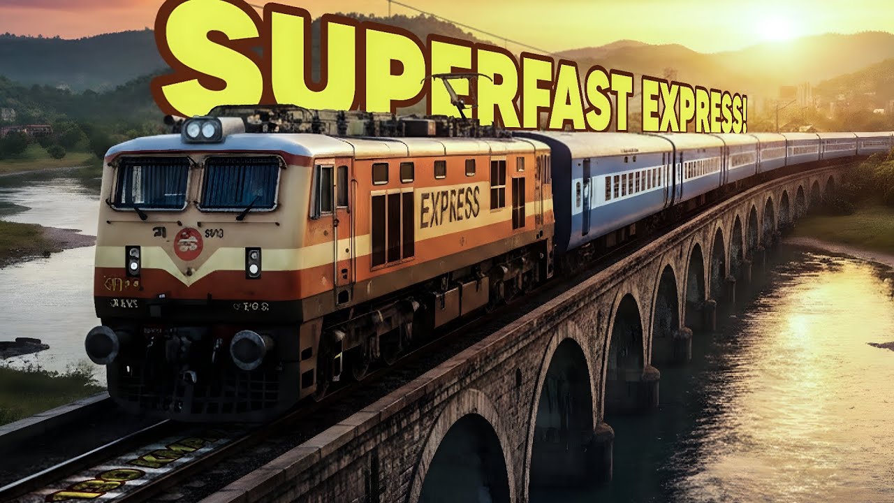 Non-Stop High Speed Run! | Indian Train Simulator | Express Train Gameplay#YouTube channel subscribe