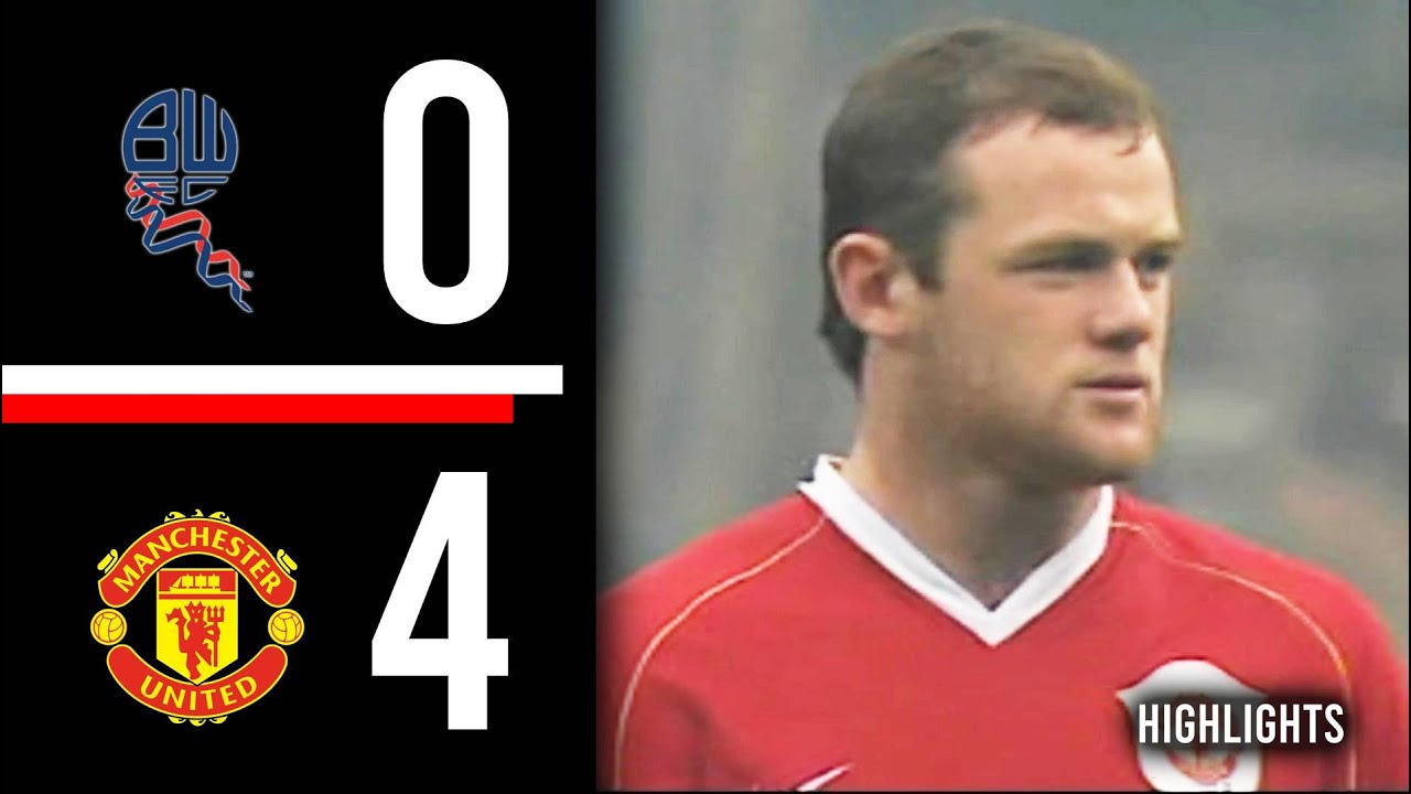 Bolton Wanderers v Manchester United | Wayne Rooney Michael Carrick Masterclass | Highlights | 2006