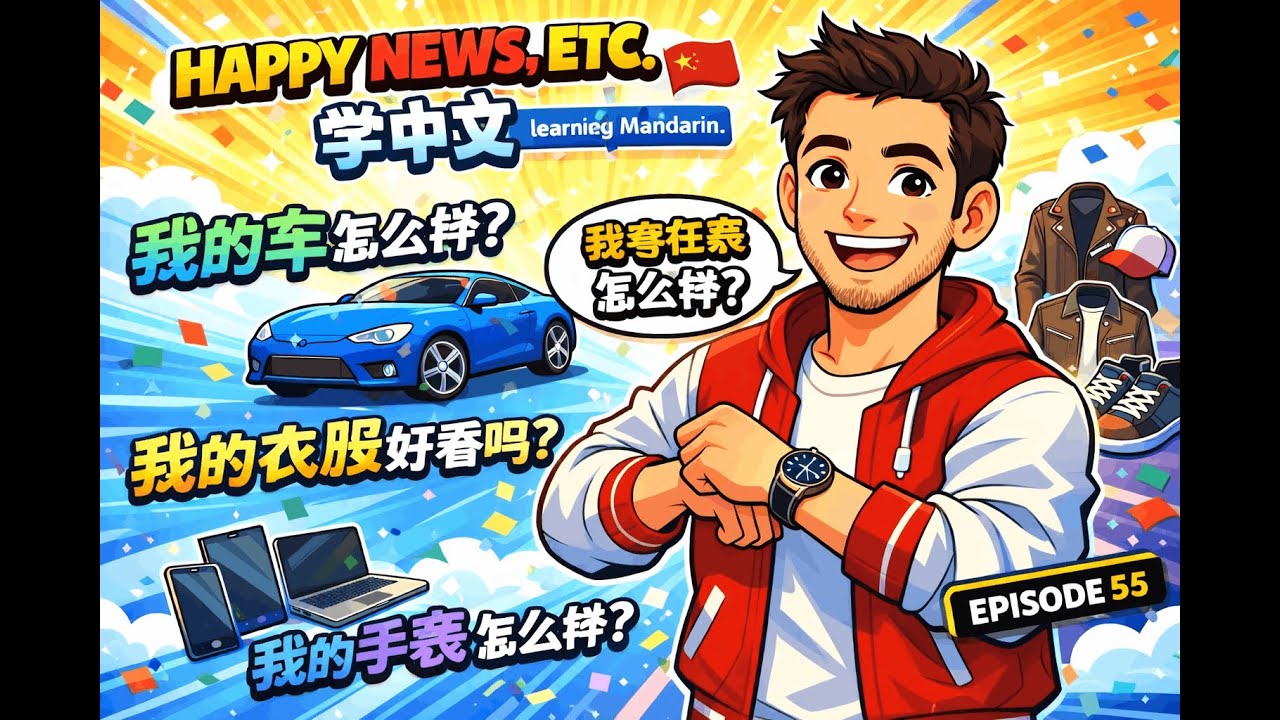 Learning Mandarin | 我的车怎么样？我的衣服好看吗？| Mandarin Conversation Practice (Ep.55)